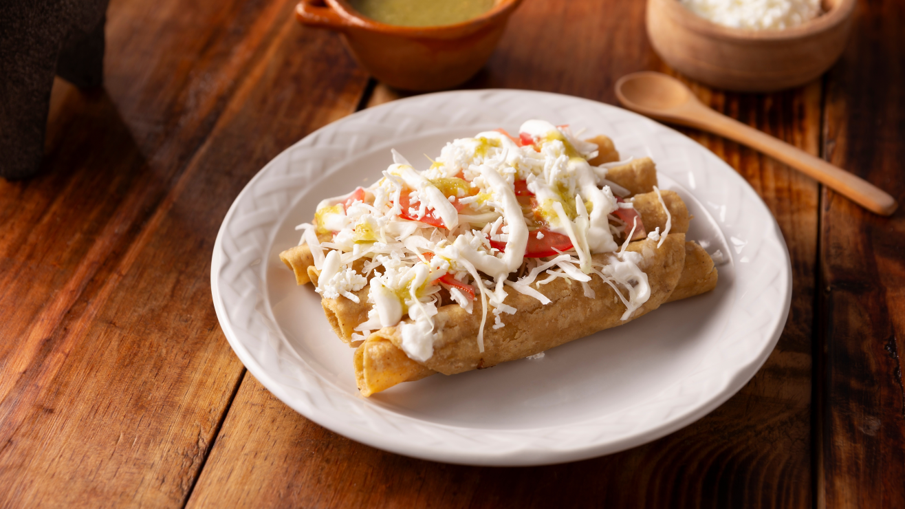 Flautas de ternera